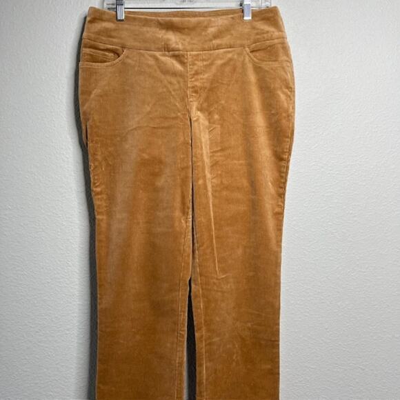 Denim & Co. Size 12 Camel Regular Full Length Straight Leg Corduroy Pant - Picture 4 of 10